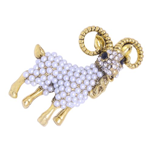 SAFIGLE Perlenbrosche mit Strass und Tiermotiv Schmucknadel für Frauen als und Modisches Accessoire für Kleidung und Schals Hochwertigem Legierungsmaterial von SAFIGLE