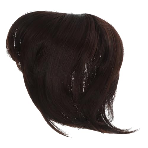 SAFIGLE Perücke Haarteil Haaraufsatz Haaropper Dame Wiglets Haarteile für dünner werdendes Haar Perücke für erwachsene Frauen Haarteil-Topper Hochtemperaturdraht von SAFIGLE