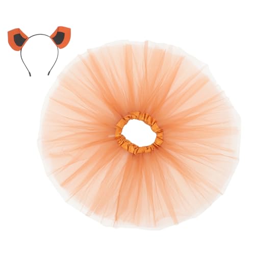 SAFIGLE Pferdeohren Stirnband Mit Rock Für Junge Mädchen Tiermotiv Cosplay-zubehör Tüllrock Und Stirnbänder Partys Und Feiertage von SAFIGLE