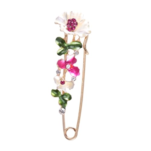 SAFIGLE Kleidungsbrosche Hochzeitsbrosche Anstecknadel Damenschmuck Hemd Brosche Abzeichen Umhang Für Frauen Weihnachtsblumenbrosche Blumenstrauß Brosche Schal Füllstoff Fräulein von SAFIGLE