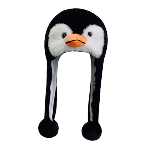 SAFIGLE Pinguin-cartoon-studenten-kopfbedeckung Dehnbarer Weicher Stoff Jungen Und Mädchen Erwachsener Hut von SAFIGLE