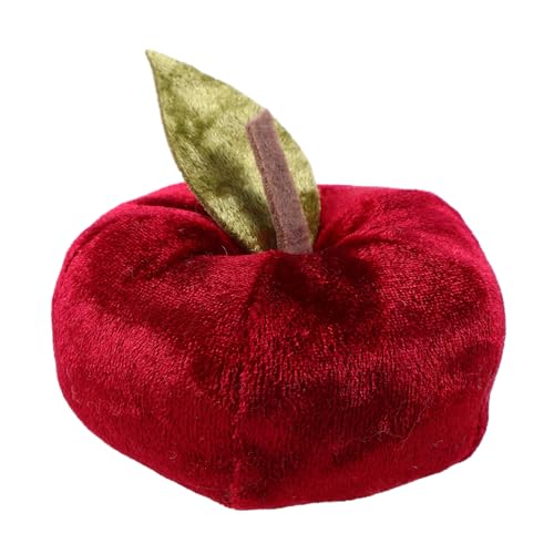 SAFIGLE Plüsch Apfel Haarspange Retro Rotes Frucht Haaraccessoire Weiches Material Sicherer Halt Für Mädchen Partyfestliches Styling von SAFIGLE