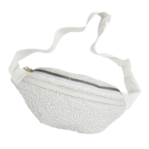 SAFIGLE Plüsch Bauchtasche Damen Hüfttasche für Reisen Verstellbare Gürteltasche Weichem Material für Outdoor Aktivitäten und Sport von SAFIGLE
