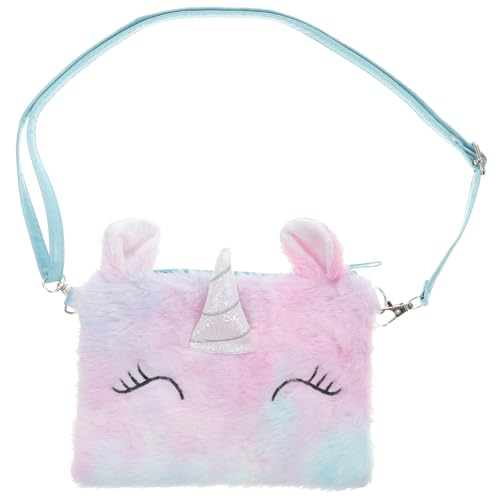 SAFIGLE Plüsch Einhorn Umhängetasche für Mädchen Regenbogenfarbene Schultertasche mit für Handy und Münzen als für Teens SAFIGLE Plüsch Einhorn Umhängetasche für Mädchen Regenbogenfarbene Schultertasche mit für Handy und Münzen als für Teens von SAFIGLE
