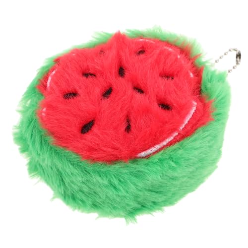SAFIGLE Weiche Plüsch-geldbörse Mit Wassermelonenmotiv – Schlüsselanhänger-geldbörse Für Mädchen Kleinkinder Frauen Vielseitig Und Designt von SAFIGLE