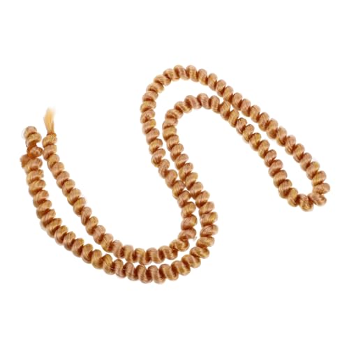 SAFIGLE Puppenhaar Lockenperücke Hitzebeständige Puppenperücke für Selbstgemacht Weiche Textur Bezaubernde Locken für Puppen Bastelbedarf für Puppenherstellung von SAFIGLE