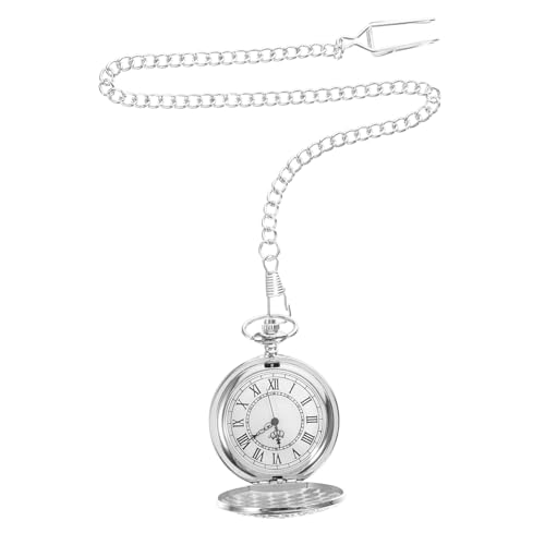 SAFIGLE Taschenuhr Mit Römischen Ziffern Vintage-taschenuhr Für Herren Tragbare Uhr Mit Römischem Ziffernblatt Dekorativ Und Langlebig Für Täglichen Gebrauch von SAFIGLE