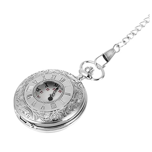 SAFIGLE Quarz-taschenuhr Mit Römischen Ziffern Herrenuhr-Halskette Modische Kette Ideales Für Papa von SAFIGLE