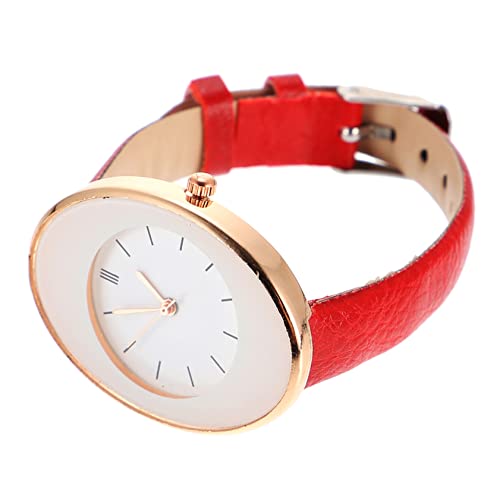 SAFIGLE Elegante Damen Armbanduhr Mit Verstellbarem Lederarmband Modische Uhr Für Frauen Präzise Zeitmessung Langlebige Materialien Stilvolles Design von SAFIGLE
