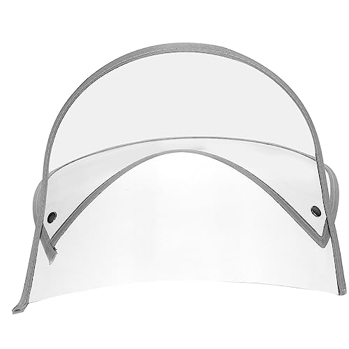 SAFIGLE Regenponcho Zubehör Transparente Hutkrempe mit Gesichtsschutz für Optimalen Regenschutz Zubehör für Reisen Radfahren Camping Einfache Installation von SAFIGLE