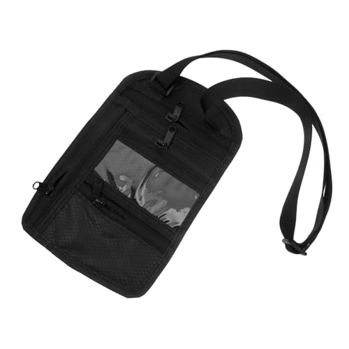 SAFIGLE Reisepasshülle mit Nackengurt Multifunktionale Dokumenten Organizer für Damen Herren Leicht Verstellbar Schützt Pässe Reisedokumente für Reisen von SAFIGLE