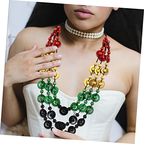 SAFIGLE Retro Bohemia Halskette Damen Handgefertigt Kokosnussschale Holzperlen Strand Schmuck Charm Anhänger Stil SAFIGLE Retro Bohemia Halskette Damen Handgefertigt Kokosnussschale Holzperlen Strand Schmuck Charm Anhänger Stil von SAFIGLE