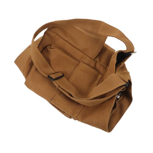 SAFIGLE Retro Canvas Schultertasche Damen Groß Kapazität Tote Handtasche Schultergurt Ergonomisch Komfortabel Vintage Design Alltag Crossbody Tasche für Schule Freizeit von SAFIGLE