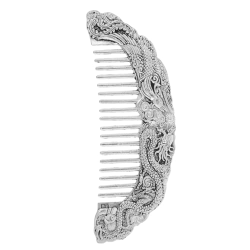 SAFIGLE Retro Detangling Comb aus Weißkupfer für Männer und Vintage Haarstyling mit Zähnen für Lockige und Glatte Frisuren auch Dekoratives SAFIGLE Retro Detangling Comb aus Weißkupfer für Männer und Vintage Haarstyling mit Zähnen für Lockige und Glatte Frisuren auch Dekoratives von SAFIGLE