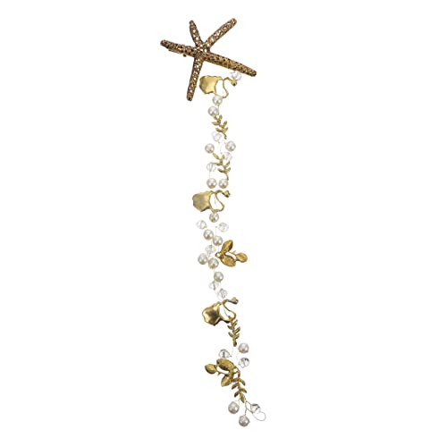SAFIGLE Retro Haarschmuck Damen Perlen Stirnband für Hochzeiten und Partys aus Robustem für Verschiedene Frisuren und Anlässe von SAFIGLE