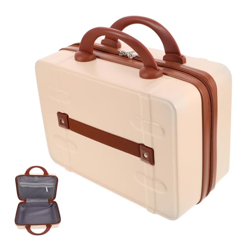 SAFIGLE Vintage-Make-up-reisekoffer Mini-Koffer Kompakte Kosmetikpinsel-Organizer-Tasche Kleiner Kosmetikkoffer Für Und Täglichen Gebrauch Aus Abs-Material von SAFIGLE