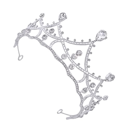 SAFIGLE Rhinestone Brautkrone für Damen Langlebige Tiara mit Festem Funkelndes Diadem für Hochzeit Party und Festliche Anlässe Stilvoller Kopfschmuck für Braut und Mädchen von SAFIGLE