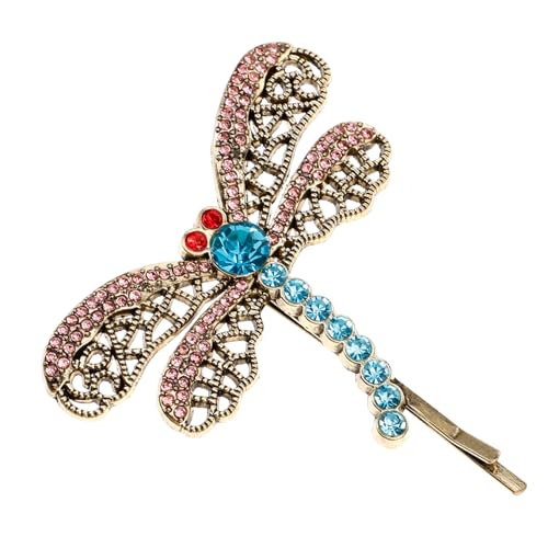 SAFIGLE Rhinestone Haarspange Schmetterlingsform für Damen Metalllegierung Haarklammer für Hochzeiten Partys und Alltag Modisches Accessoire und von SAFIGLE