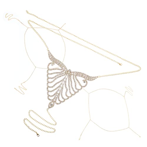 SAFIGLE Rhinestone Hüftkette Damen Teiliges Set Body Chain Schmuck für Frauen für Strandpartys und Festivals Verleiht Ihrem Look Gewisse Etwas von SAFIGLE