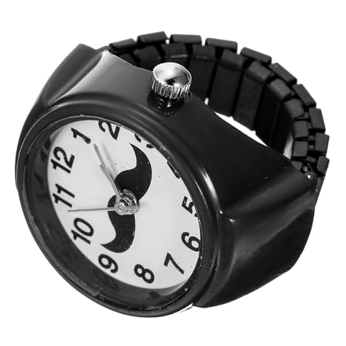 SAFIGLE Fingerringuhr Elastische Fingeruhr Dekorativer Fingerkreis Kleine Uhr Aus Abs-Material Präzise Zeitmessung Komfortables Betrachten Kreatives Für Frauen Und Mädchen von SAFIGLE