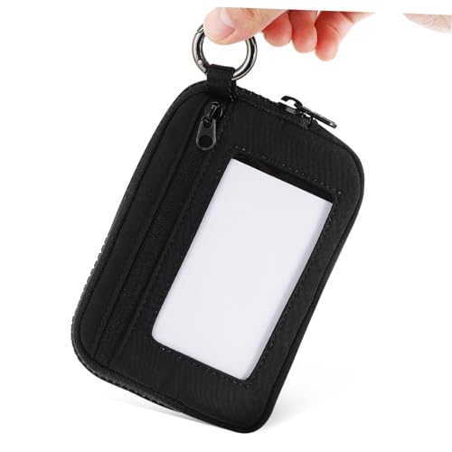 SAFIGLE Robuste Damen Nylon Münzgeldbörse mit Reißverschluss Geräumig und Kompakt Handgelenk Portemonnaie mit Snap für Reisen Alltag und Partys Organisiert Karten Münzen und Schlüssel von SAFIGLE