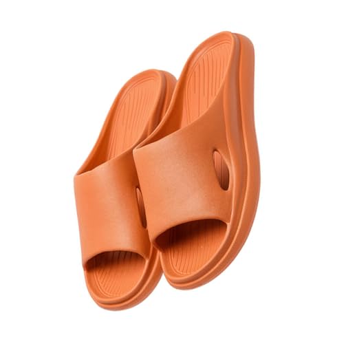 SAFIGLE Rutschfeste Badeslipper Damen Herren Leichte Komfortable Badezimmer Hausschuhe mit EVA Sohle Atmungsaktives Peep Toe Design Geeignet für Zuhause Hotel Pool von SAFIGLE