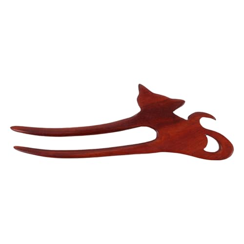 SAFIGLE Sandelholz-Haargabeln, Retro-Haarstäbchen, französische Essstäbchen, Hochsteckfrisur, Chignon-Clip, Haarspangen, Damen-Dutthalter, Kopfschmuck von SAFIGLE