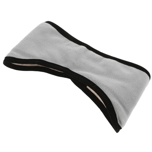 SAFIGLE Schalldichte Ohrenschützer Stirnbänder Schlaf-Ohrenschützer Augenmaske Ohrenwärmer Flexible Schlaf-Ohrabdeckung Für Damen Und Herren Grau von SAFIGLE