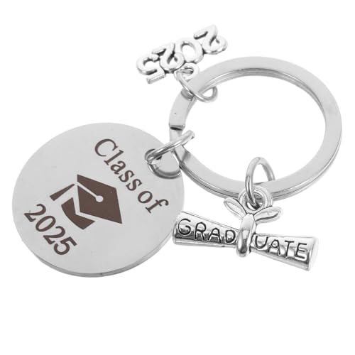 SAFIGLE Schlüsselanhänger Aus Edelstahl Für Die Klasse 2025 – Großes Abschlussgeschenk Für Männer Und Frauen von SAFIGLE