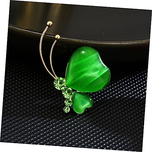 SAFIGLE Schmetterlings Brosche mit Katzenauge Anstecknadel für Kleidung Tücher und Hüte Sicherer Halt Beschädigung Modisches Accessoire für Damen von SAFIGLE