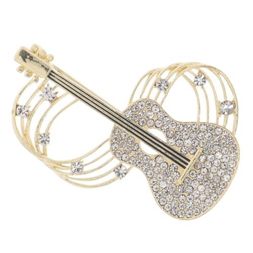 SAFIGLE Schmuckbrosche mit Musiknote und Strass für Damen Perfektes Accessoire für Kleider Anzüge und Hüte bei Hochzeiten und Graduierungen von SAFIGLE