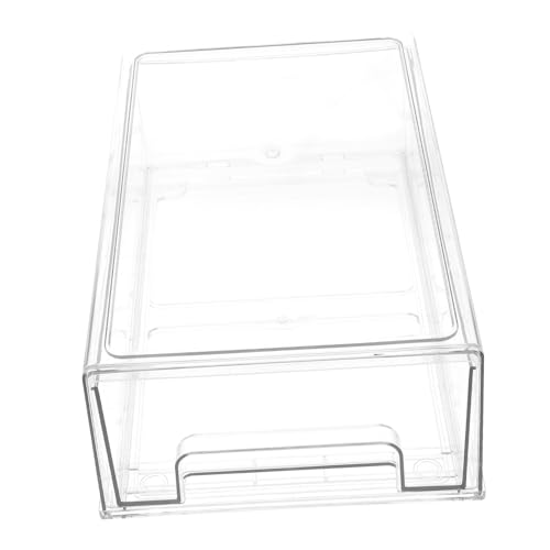 SAFIGLE Schubladenorganizer Transparent Für Make-up Und Kosmetik Aufbewahrungsbox Aus Pet Vielseitig Einsetzbar in Küche Schminktisch Und Badezimmer von SAFIGLE
