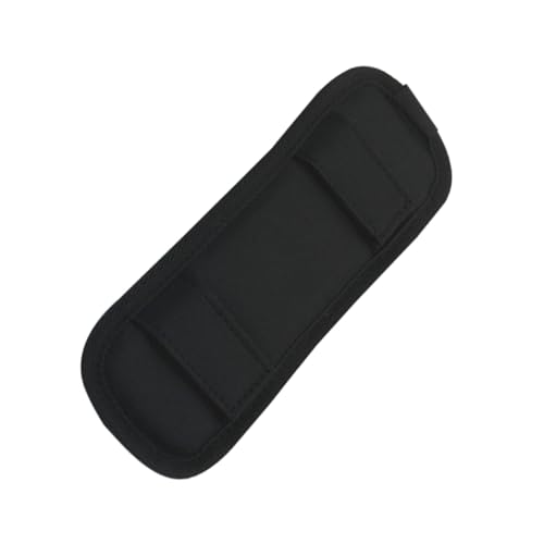 SAFIGLE Schulterpolster Schultergurt Entlastungspolster für Rucksäcke und Taschen Anti Stoß Dämpfung Passend Druckentlastung für Schulrucksäcke Wandern Alltag Schwarz von SAFIGLE