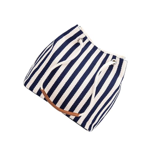 SAFIGLE Gestreift Tasche Einfache Canvas Damen Umhängetasche Handtasche Klein Frische Messenger Bag von SAFIGLE