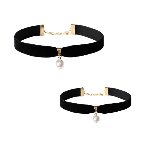 SAFIGLE Perlen Halskette Für Schwarzes Mit Perlenanhänger Schickes Schmuckstück Für Täglichen Gebrauch Und Anlässe von SAFIGLE