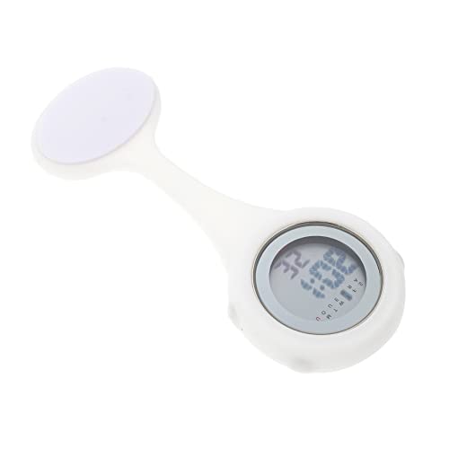 SAFIGLE Pin Design Silikon Krankenschwesteruhr Abnehmbare Taschenuhr Mit Runddial Für Medizinisches Personal Leicht Und Praktisch Für Alltag von SAFIGLE