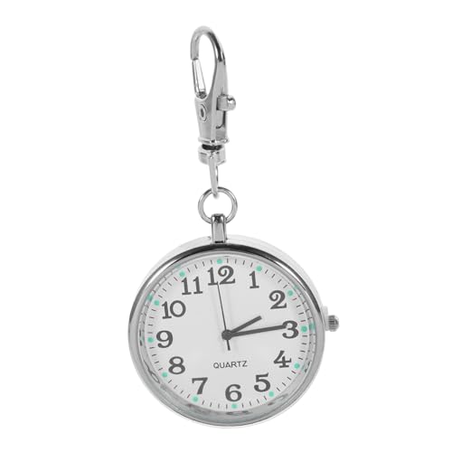 SAFIGLE Krankenschwester-Uhr Zum Anstecken Taschenuhr Für Schwestern Anhängeruhren Aus Robusten Materialien Runde Uhren Zum Aufhängen Schlüsselanhängeruhren Für Tägliche Aufgaben von SAFIGLE