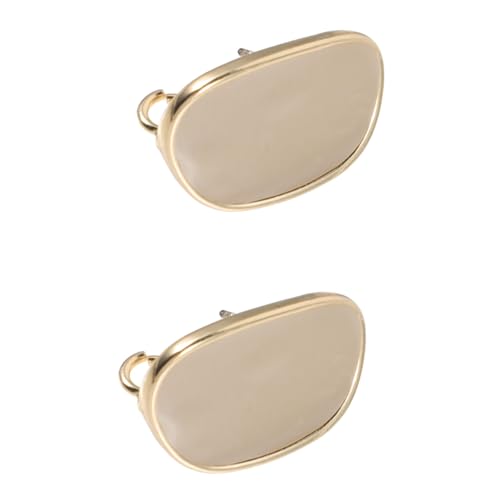 SAFIGLE Silber Ohrstecker Damen Ohrschmuck Khaki Farbton Einfache Ohrhänger Ohrdekoration Modischer Ohrschmuck für Alltag Hochzeit von SAFIGLE