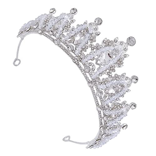 SAFIGLE Silberne Braut Tiara Haarreif mit Funkelnden Strasssteinen Handgefertigtes Damen Haaraccessoire für Hochzeit Party und Festliche Anlässe Mädchen Kopfschmuck Elegant und Langlebig SAFIGLE Silberne Braut Tiara Haarreif mit Funkelnden Strasssteinen Handgefertigtes Damen Haaraccessoire für Hochzeit Party und Festliche Anlässe Mädchen Kopfschmuck Elegant und Langlebig von SAFIGLE