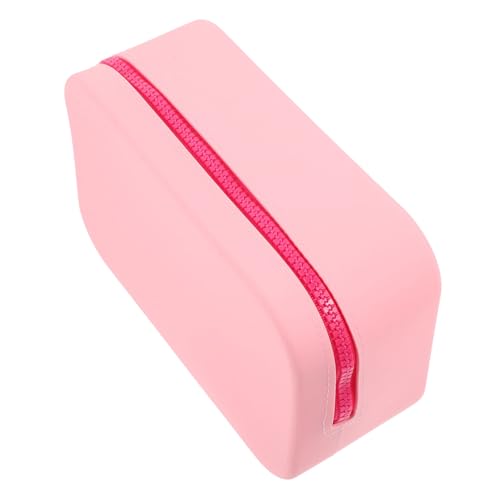 SAFIGLE Silikon-Make-up-Tasche Kosmetiktasche Mit Reißverschluss Reise-Make-up-Tasche Make-up-Pinsel-etui Kulturtasche Für Frauen Make-up-Organizer Leicht Zu Tragen Einfach Zu Reinigen von SAFIGLE