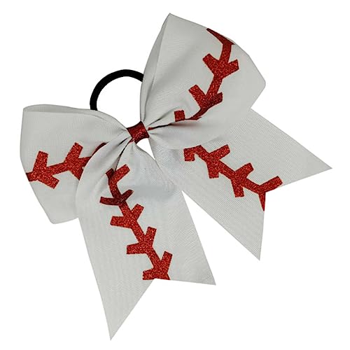 SAFIGLE Softball Haarschleife Verstellbar Elastisch für Mädchen Cheerleading Haar Accessoire mit Einzigartigem Design von SAFIGLE