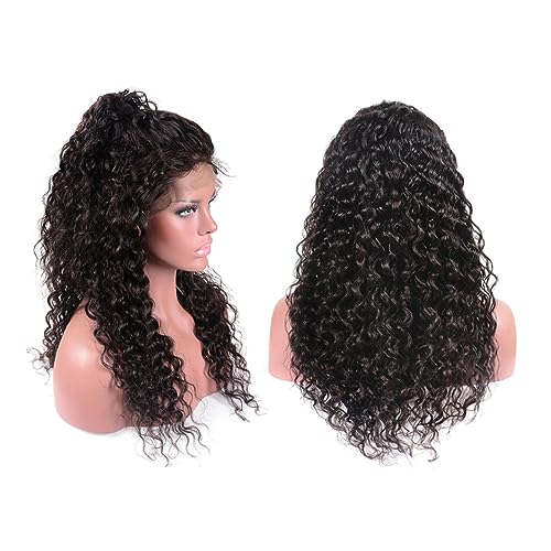 SAFIGLE Spitzenperückenabdeckung Lockig Erweiterungen Haarzubehör Für Frauen Spitze Vorne Perücken Für Frauen Lace Front Perücken Echthaar Spitze-front-perücke Perücke Echthaar Schwarz von SAFIGLE
