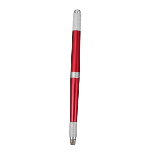 SAFIGLE Stickstift gesticktes Werkzeug Make -up -Tools Kugelschreiber Bleistift Stifte + Bleistift Stickwerkzeuge Make-up-Versorgung Augenbrauenstift Aluminiumlegierung rot von SAFIGLE