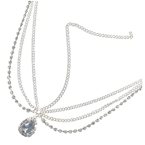 SAFIGLE Stirnband Brautschmuck Haarreif mit Tropfen Design Stirnband für Frauen und Bräute Zarter Kopfschmuck für Hochzeit Abendparty Brautjungfern und Festliche Anlässe von SAFIGLE