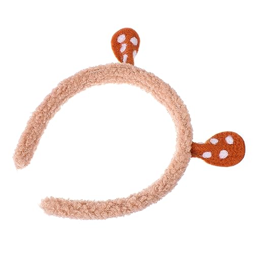 SAFIGLE Stirnband Mädchen Geschenk Stirnbänder Für Damen-make-up Baby-mädchen-geschenk Geschenk Für Frauen Weihnachtsgeschenk Süße Make-up-stirnbänder Stoff Geweih Weihnachten von SAFIGLE