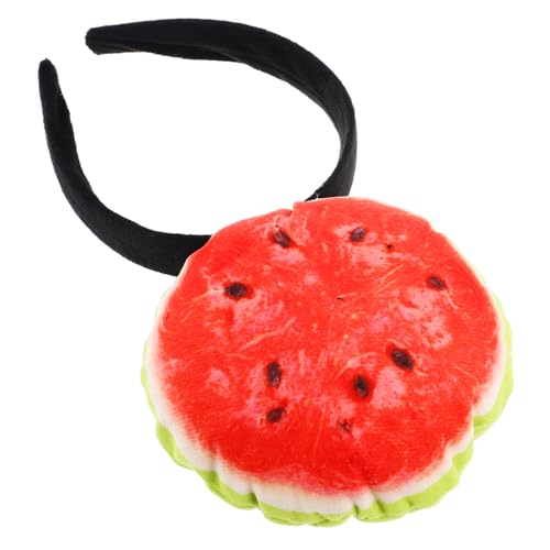 SAFIGLE Wassermelonen-stirnband Aus Plüsch Frucht-themen-kopfbedeckung Haarreifen-accessoire Für Mädchen Sommerpartys Oder Kostümrequisiten Bequem Und Auffällig von SAFIGLE