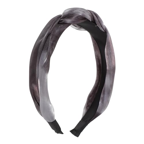 SAFIGLE Stirnband mit breiter Krempe flauschiges stirnband dekorativer haarband breites Stirnband für Damen Haarschmuck für Frauen Temperament Dioptischer Lila Zubehör Kopfbedeckung Stoff von SAFIGLE