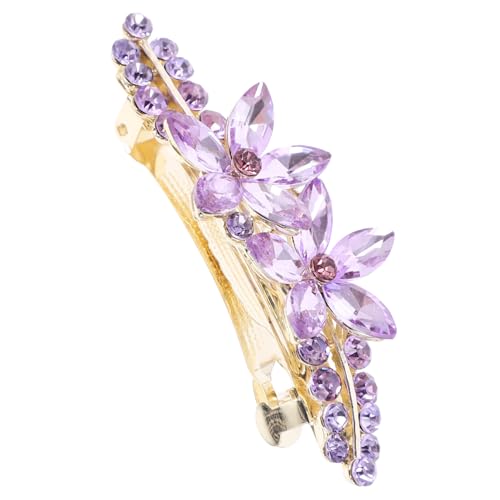 SAFIGLE Strass-Blumen-Haarspange Mini-Haarspangen Styling funkelnd Edelsteine Mädchen Clips stutzenhalter Klammer Haarspangen klein dekorative Haarspange für Damen Strasssteine Violett SAFIGLE Strass-Blumen-Haarspange Mini-Haarspangen Styling funkelnd Edelsteine Mädchen Clips stutzenhalter Klammer Haarspangen klein dekorative Haarspange für Damen Strasssteine Violett von SAFIGLE