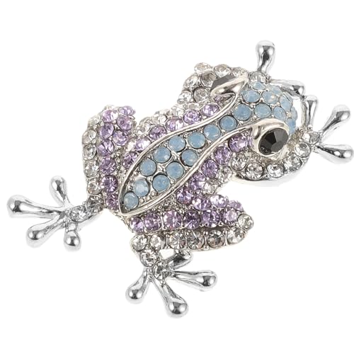 SAFIGLE Modische Frosch-brosche Metallbrosche Für Damen Belastbare Anstecknadel Schal Hut Stilvolles Accessoire von SAFIGLE