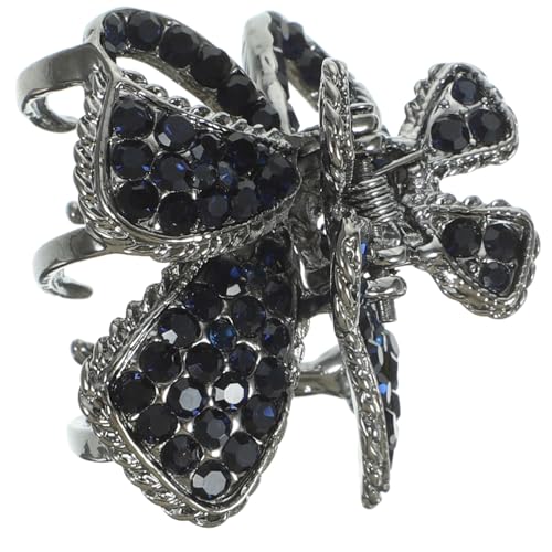 SAFIGLE Strass Haarklammer für Damen Hoher Pferdeschwanzhalter Verstellbar Mittel für Haar Accessoires Elegant und Praktisch von SAFIGLE